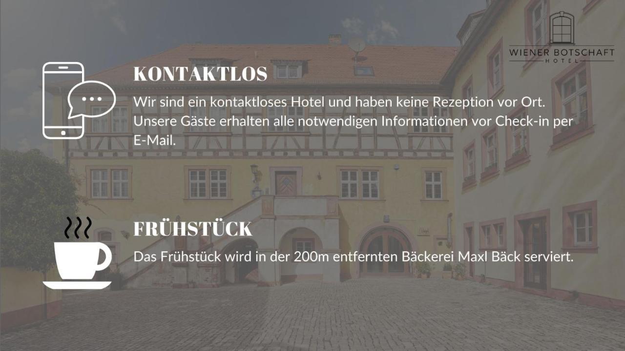 Hotel Wiener Botschaft In Veitshoechheim Eksteriør bilde